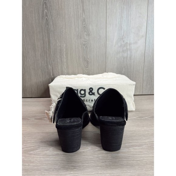 Rag & Co Grey Black Darcie Buckle Mules NWT Various Sizes - Picture 15 of 16